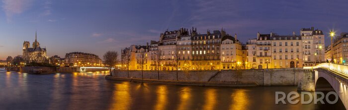 Fotobehang Parijs in de nacht