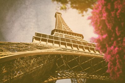 Fotobehang Parijs in vintage stijl