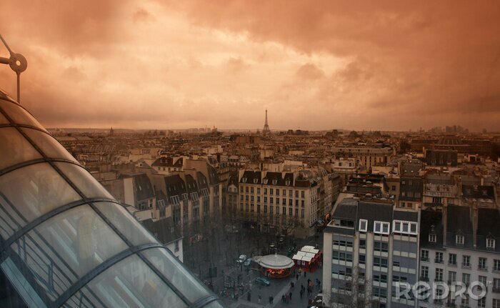 Fotobehang Parijs plaats Georges Pompidou