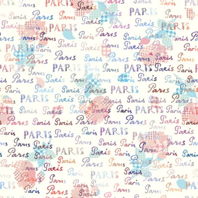 Fotobehang Parijse collage