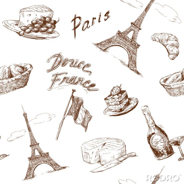 Fotobehang paris wallpaper