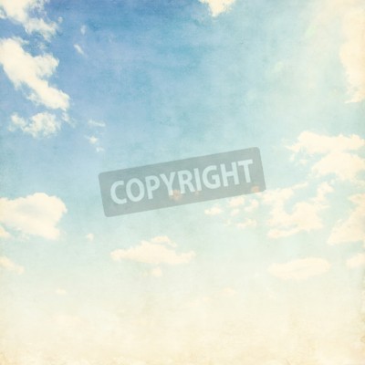 Fotobehang Pasteltinten van lucht en wolken