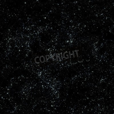 Fotobehang Patroon met sterren op een zwarte achtergrond
