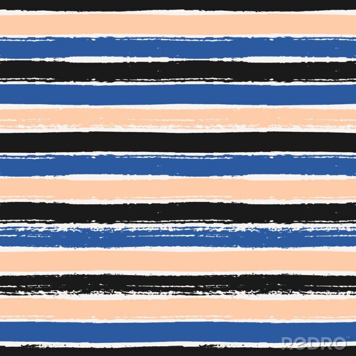 Fotobehang Patroon met strepen horizontaal geschilderd