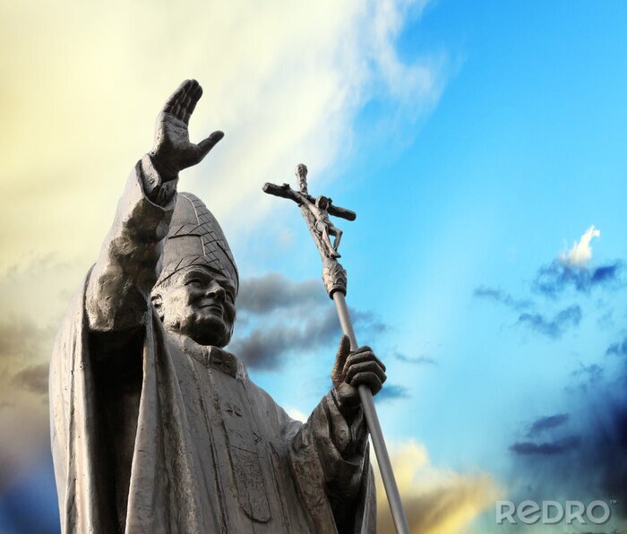 Fotobehang Paus Johannes Paulus
