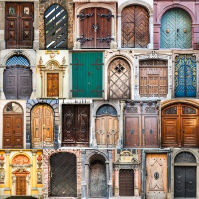 Fotobehang Photos of windows