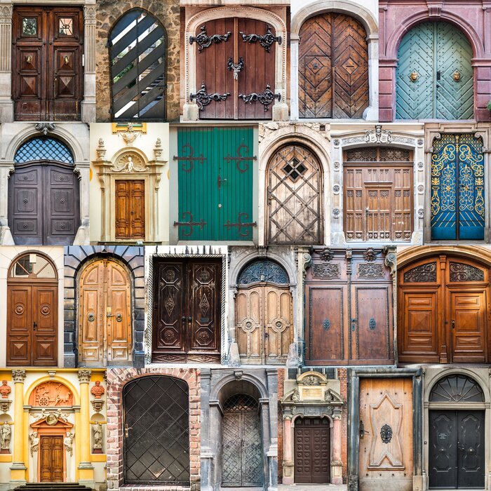 Fotobehang Photos of windows