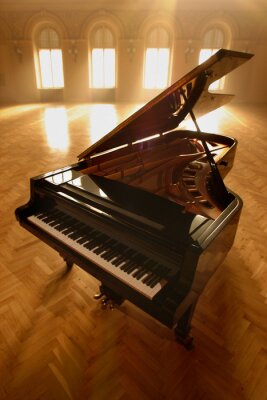 Fotobehang Piano en muziek
