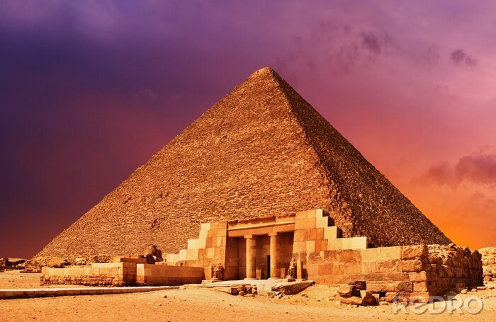 Fotobehang Piramide fantasie