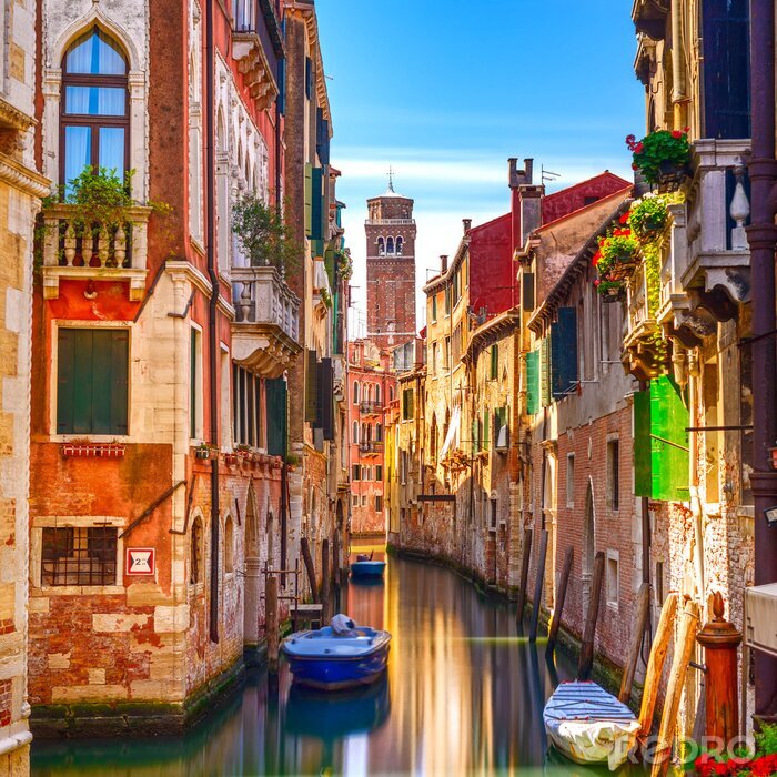 Fotobehang Pittoresk kleurrijk Venetië