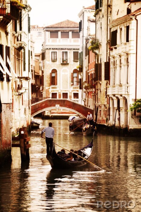 Fotobehang Pittoreske foto met Venetië