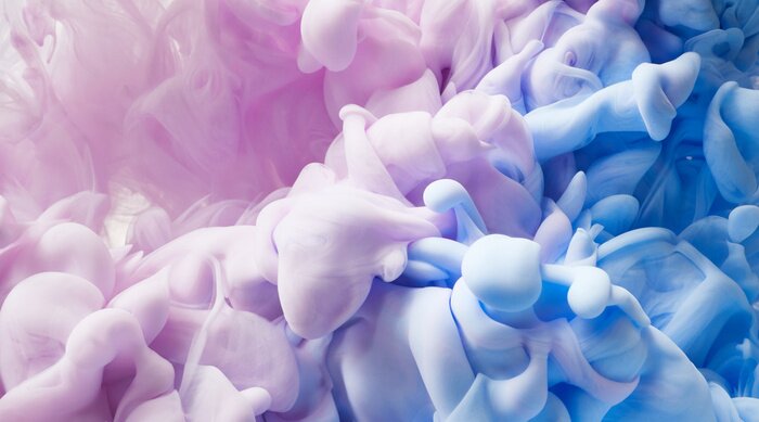 Fotobehang Pluimen van verf