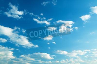 Fotobehang Pluizige wolken in de lucht