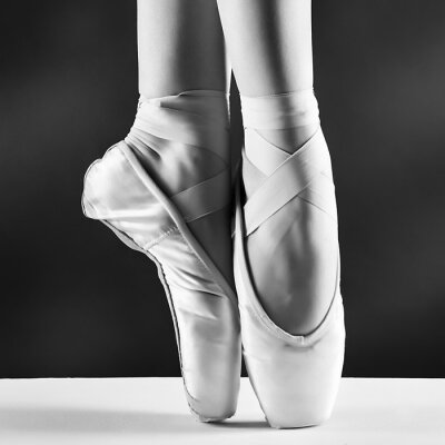 Fotobehang Pointe-ballet