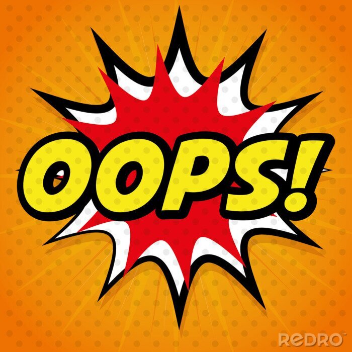 Fotobehang Pop art en komische ontwerp