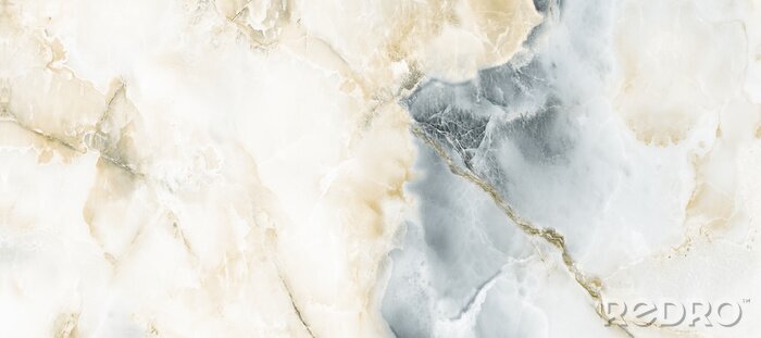 Fotobehang Prachtig marmer in warme tinten