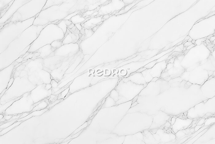 Fotobehang Prachtig wit en grijs marmer