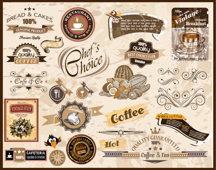 Fotobehang Premium kwaliteit collectie van Vintage Restaurant