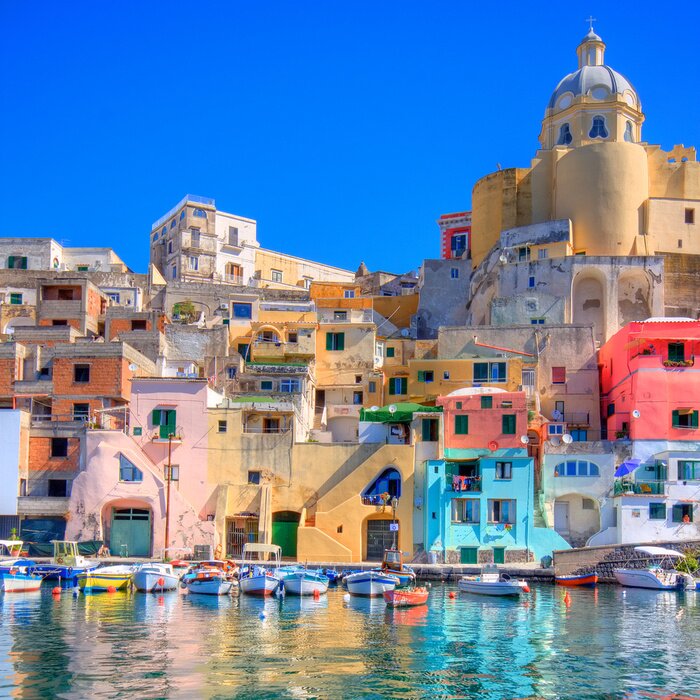 Fotobehang Procida, Napoli - Italia
