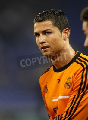 Fotobehang Profiel van Christiano Ronaldo