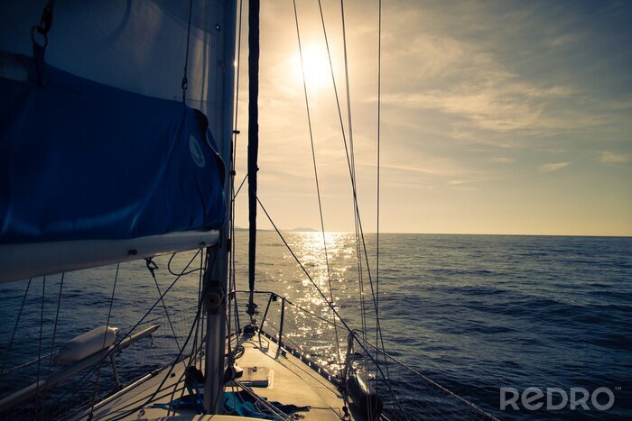 Fotobehang Proue de bateau