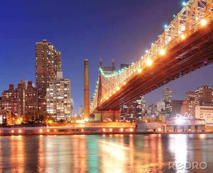 Fotobehang Queensboro Bridge en Manhattan