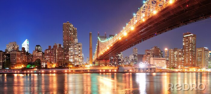 Fotobehang Queensboro Bridge en Manhattan
