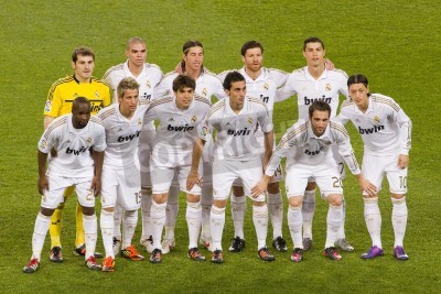 Fotobehang Real Madrid voor de wedstrijd