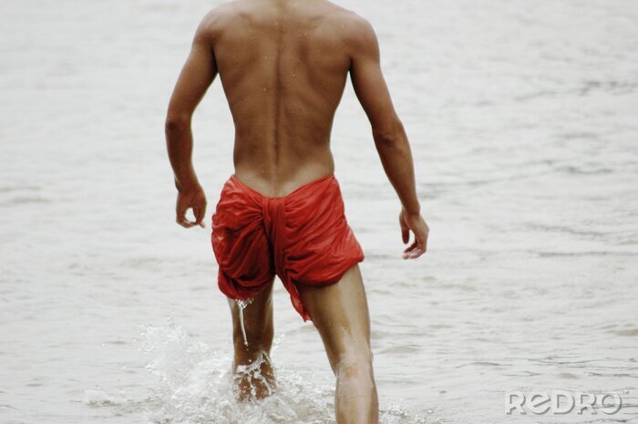 Fotobehang Recreatief zwemmen