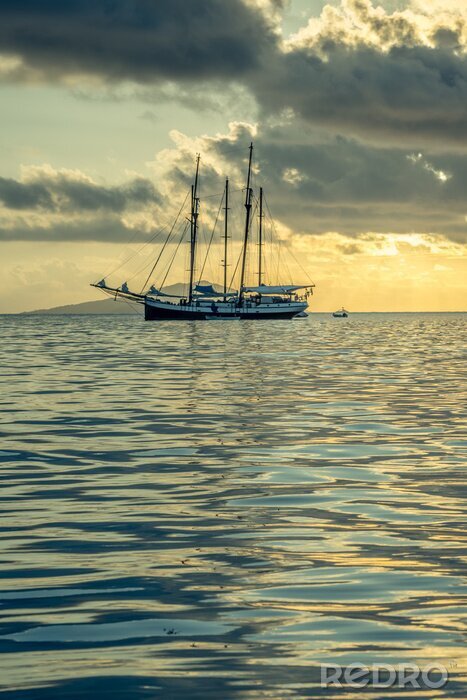 Fotobehang Recreatieve Jacht bij de Indische Oceaan
