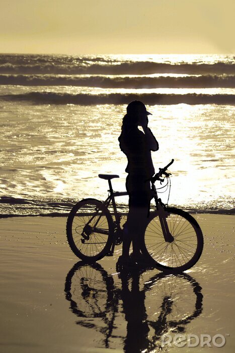Fotobehang Recreatieve sport op het strand