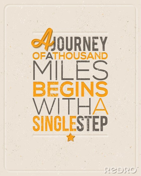 Fotobehang Reis motivatie