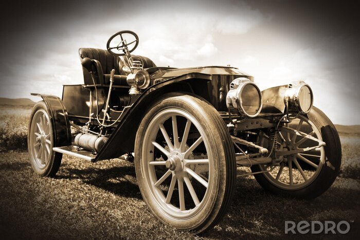 Fotobehang Retro auto.