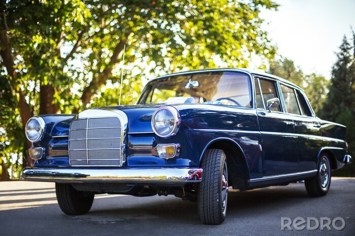 Fotobehang Retro auto