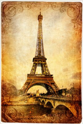 Retro Eiffeltoren