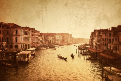 Retro foto van Venetië