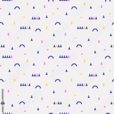 Retro memphis-kleuren