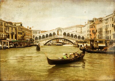 Retro mening van Venetië