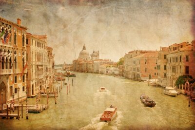 Retro pittoresk Venetië