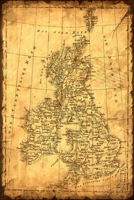 Sticker Retroplakat - Engeland