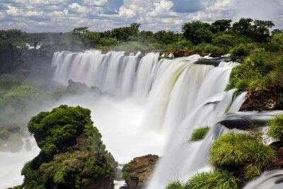 Fotobehang Reusachtige Iguassu watervallen