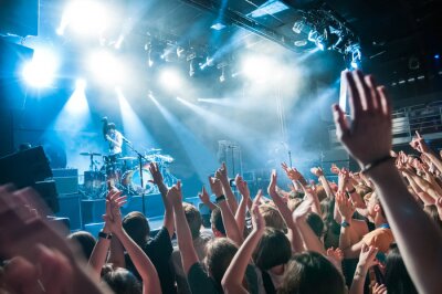 Fotobehang Rockconcert