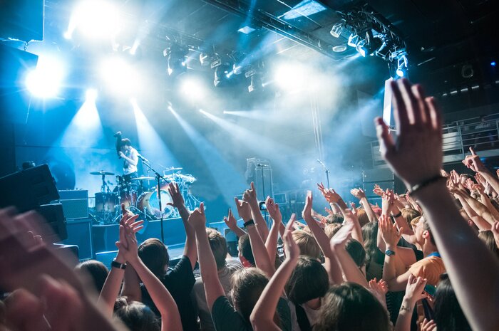 Fotobehang Rockconcert