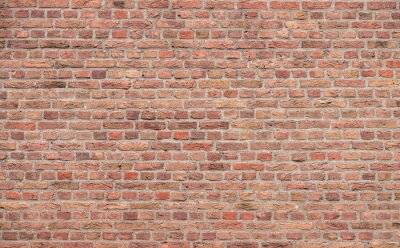 Fotobehang Rode bakstenen muur