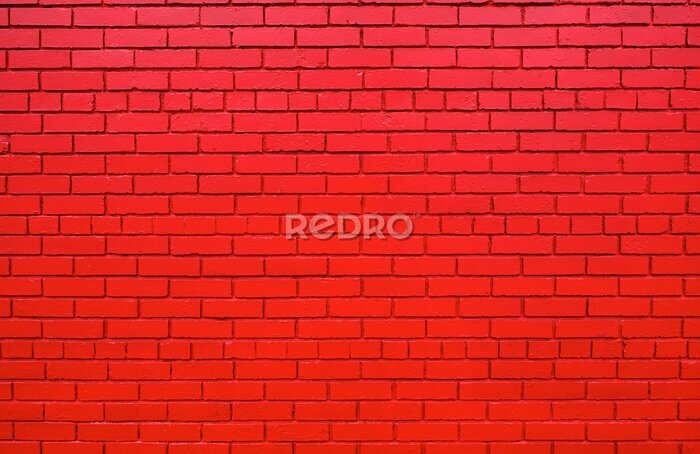 Fotobehang Rode bakstenen textuur van stedelijke architectuur