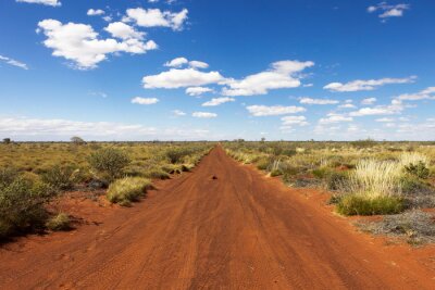 Fotobehang Rode weg in Australië