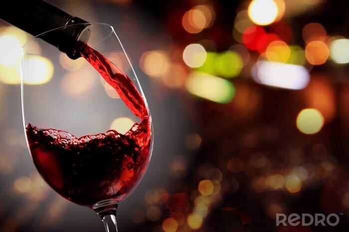 Fotobehang Rode wijn