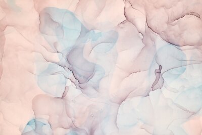 Fotobehang Rokerige pastelkleuren