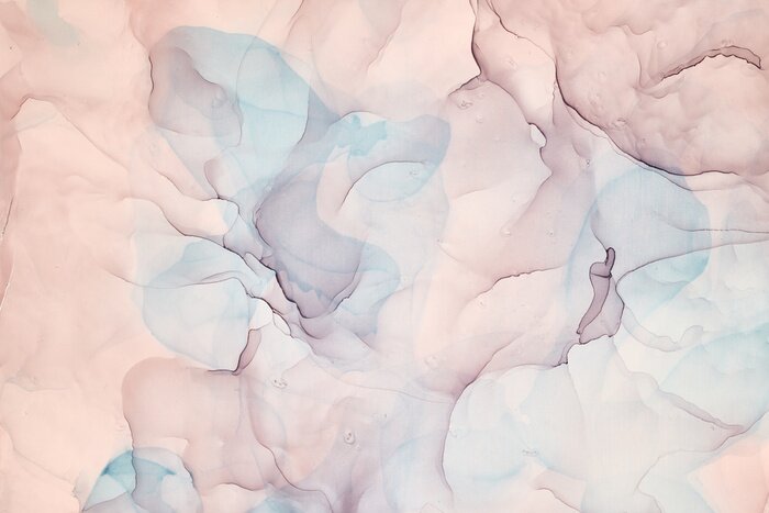 Fotobehang Rokerige pastelkleuren