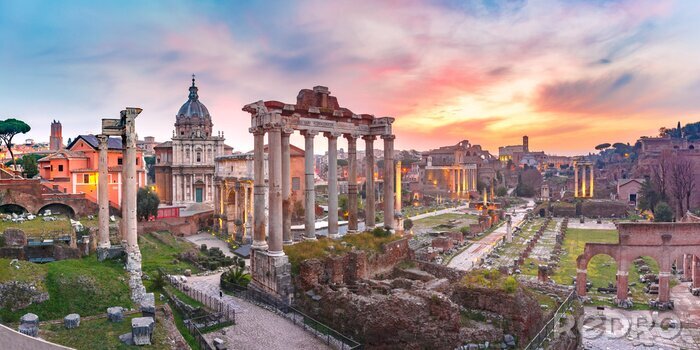 Fotobehang Rome bij zonsopgang